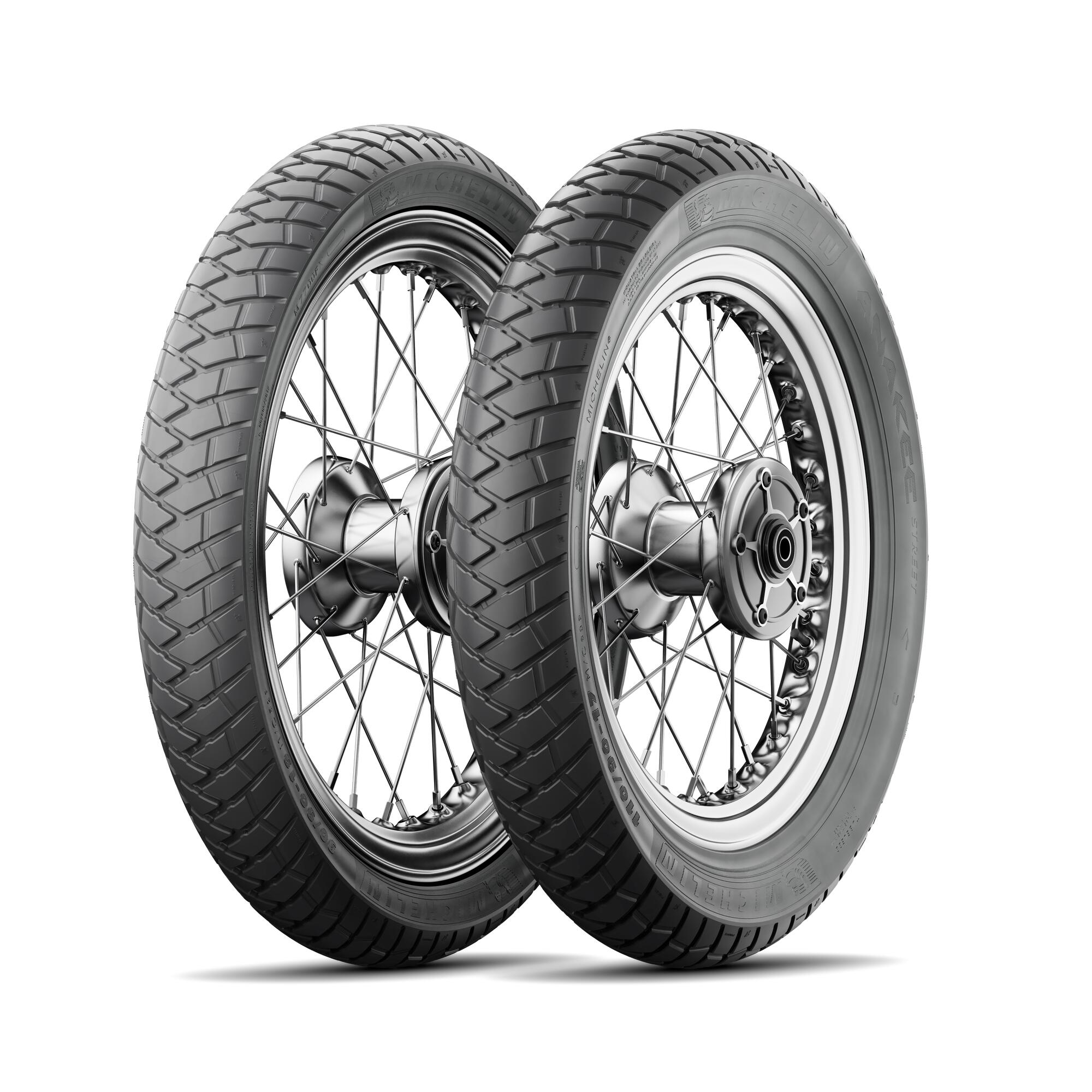 Jogo 2 Pneus Michelin Anakee Street 90/90-21 54T e 120/80-18 68T