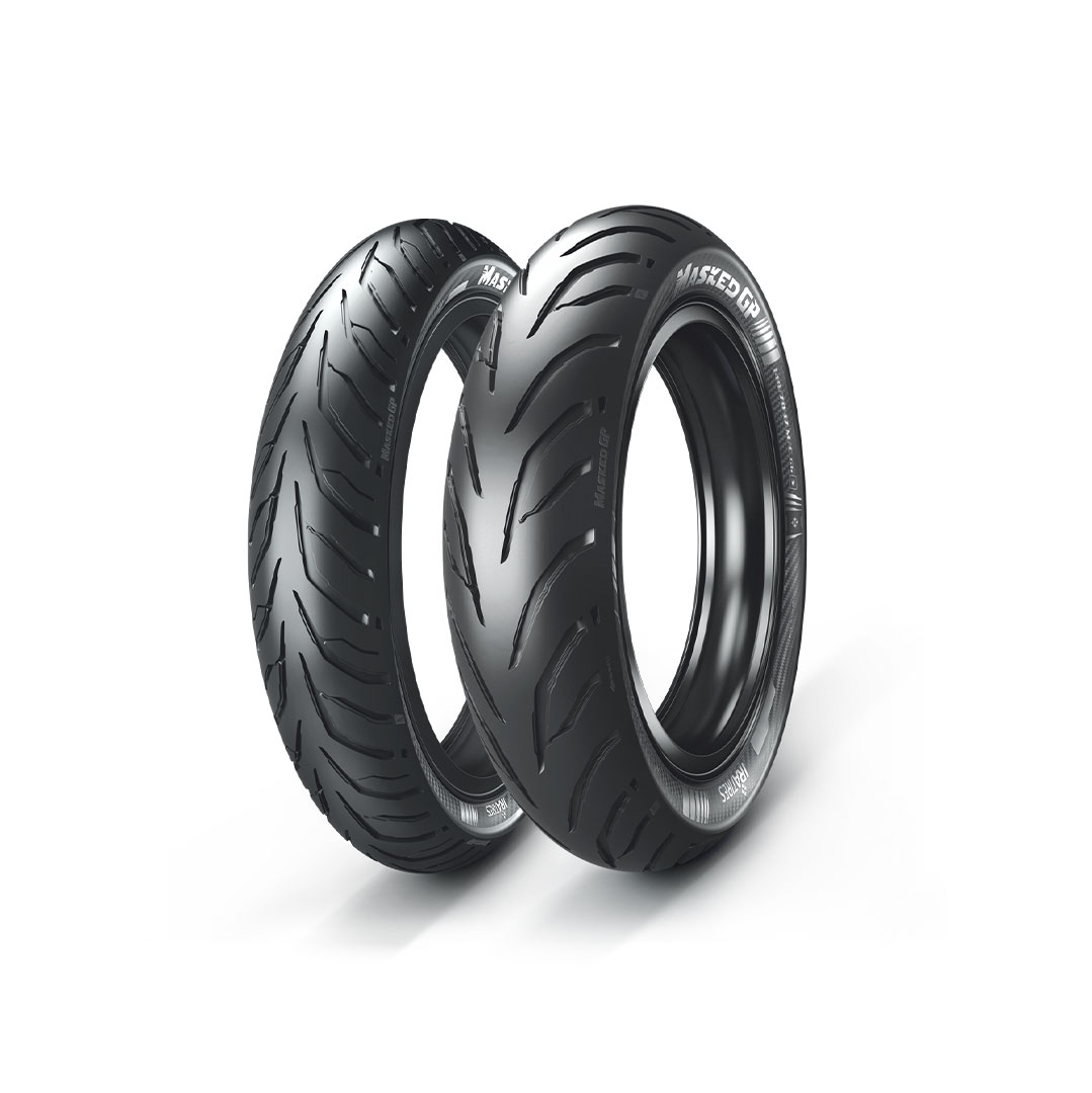 Jogo 2 Pneus Moto Ira Masked GP 110/70-17 54S + 130/70-17 62S - Sem Câmara