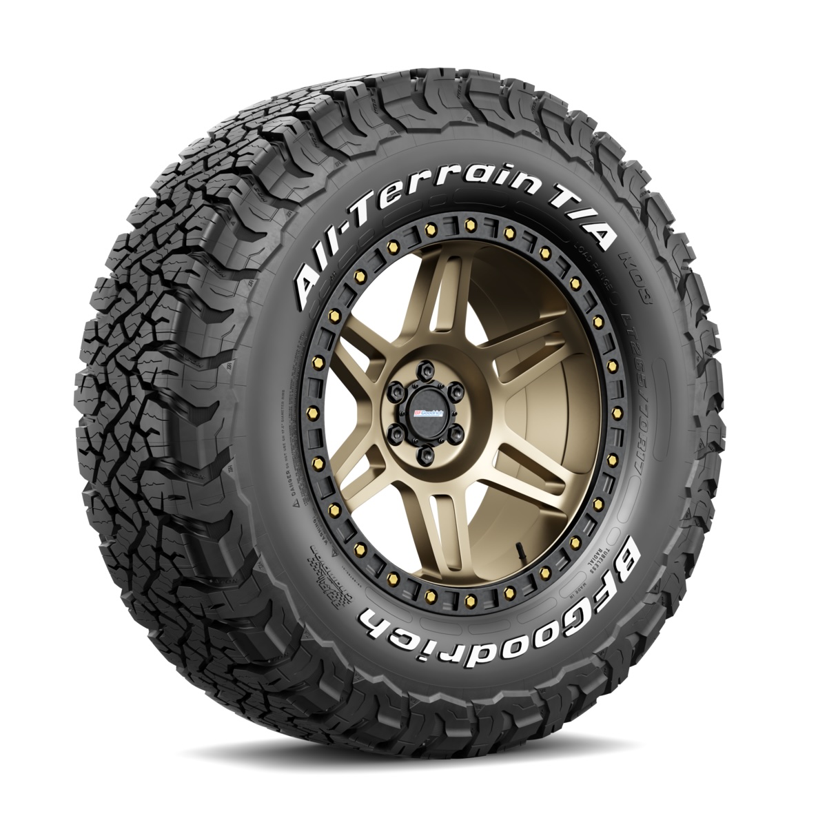 Pneu BFGoodrich Aro 17 All Terrain KO3 265/70R17 123/120S - Letras Brancas