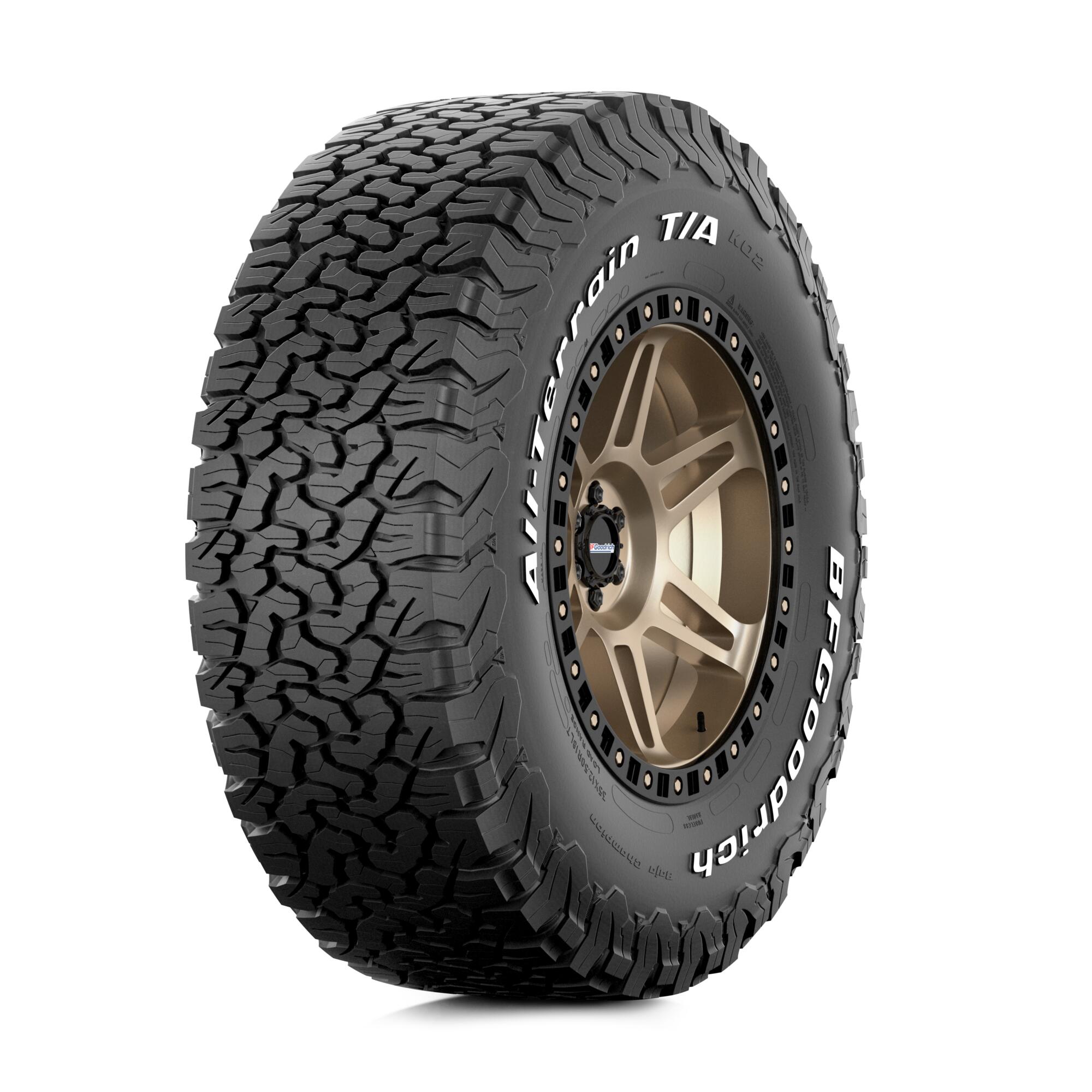 Pneu BFGoodrich Aro 18 All Terrain T/A KO2 35X12.50R18 118R - Letras Brancas